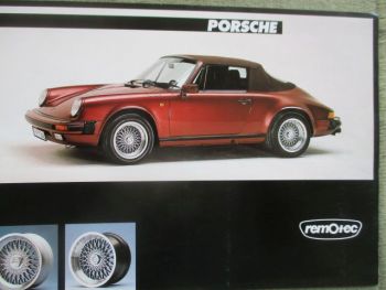 remotec Felgen Prospektblatt Porsche 911 G-Serie
