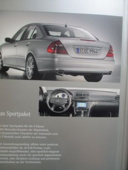 Mercedes Benz E350 W211 Pressemappe 11/2004