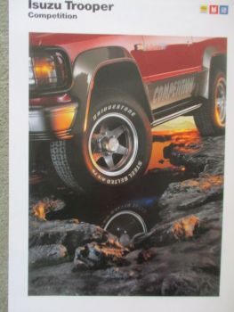 Isuzu Trooper Competion +interne Informationen 12/1990