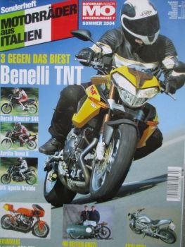 Motorräder aus Italien Sommer 2004