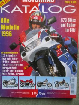 Motorrad Katalog Alle Modelle 1996