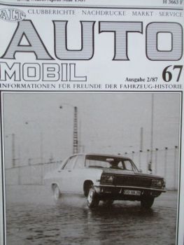 Alt Opel IG Clubzeitschrift 2/1987