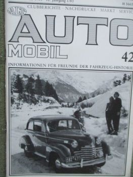Alt Auto Mobil 1+2/1983