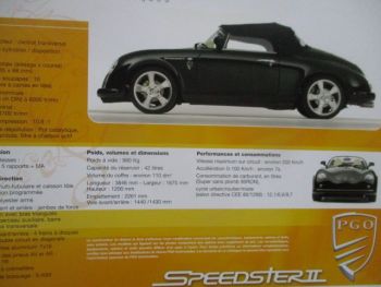 PGO Cevennes +Speedster II Paris 9/2006 Pressemappe