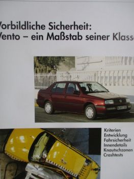 VW Vento Vorbildliche Sicherheit Katalog