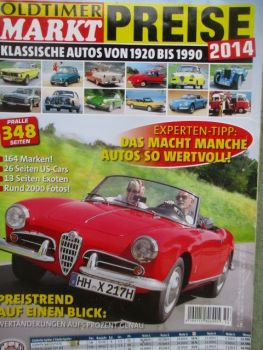 Oldtimer Markt Preise 2014 von 1920-1990