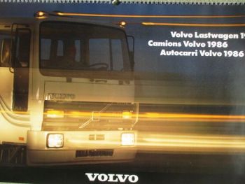 Volvo Lastwagen 1986 37x60cm Format