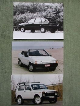 Lada Niva Diesel +Samara +Cabriolet Pressefotos 13x18cm