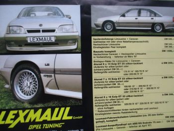 Lexmaul Opel Tuning Omega A Prospektblatt