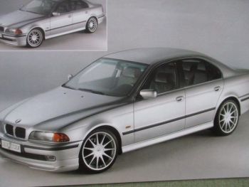 Hartge BMW 528i +540i 4.7l E39 Prospektblatt Limousine 10/1996