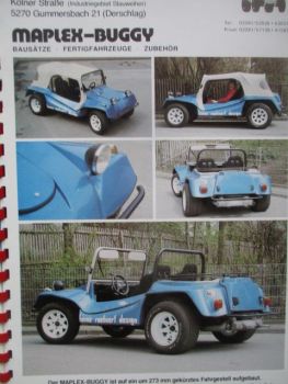 Buggy-Center Siegel Katalog 1987 +Preise