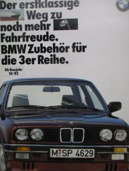 BMW 3er Reihe E30 Zubehör Katlaog 9/1986