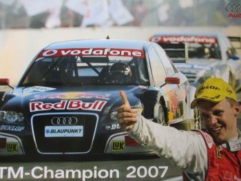 Audi DTM Champion 2007 Mattias Ekström Poster ca.41x59cm Format