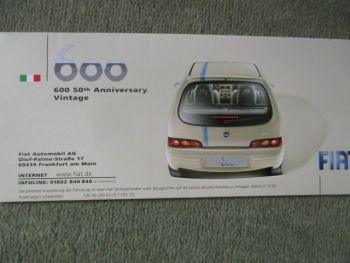 Fiat 600 50th Anniversary Vintage 10/2005