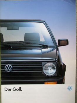 VW Golf II CL GL GT/GTD Katalog 8/1989