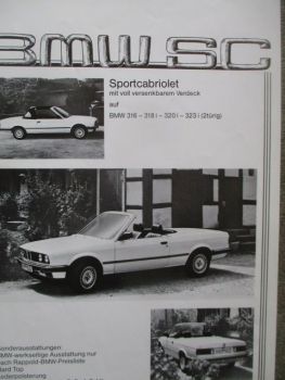 Rappold BMW 316 318i 320i 323i E30 Sportcabriolet