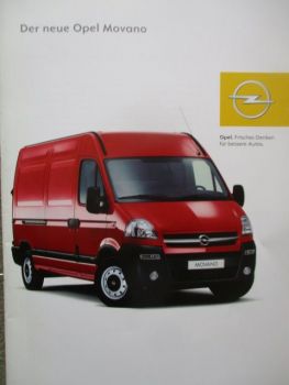 Opel Movano Verkäuferhandbuch April 2004