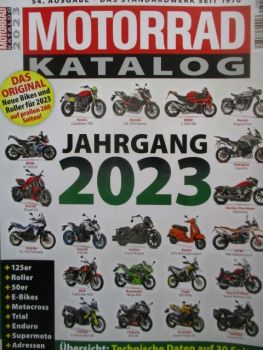 Motorrad Katalog Jahrgang 2023