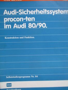 VAG Audi-Sicherheitssystem procon-ten 3/1987