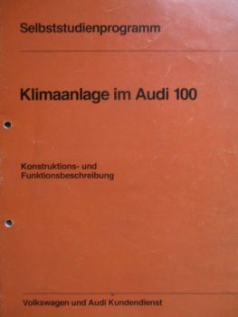 Audi SSP Klimaanlage im Audi 100 Typ43