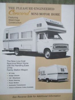 Concord Mini Motor Home