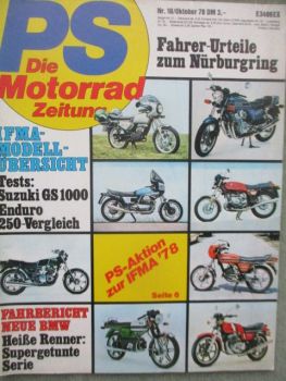 PS Motorrad Zeitung 10/1978