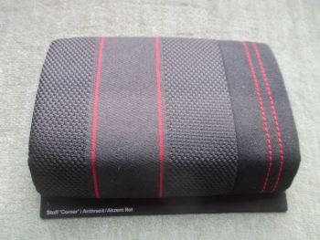 BMW 1er Reihe Stoff Corner Anthrazit/Akzent Rot
