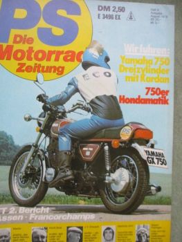 PS Motorrad Zeitung 8/1976