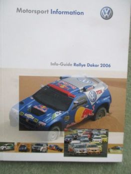 VW Motorsport Information Info Guide Rallye Dakar 2006