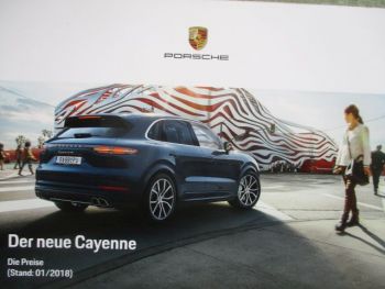 Porsche Cayenne (PO536) Preisliste Österreich 1/2018
