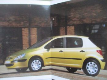 Peugeot 307 Ordner Pressemappe 1/2001