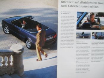 Audi Cabriolet 2.0E 2.6E 2.8E Sunset Edition 7/1994+Preise