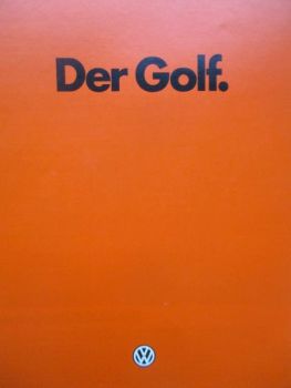 VW Golf I Typ17 Katalog L GL S LS GLS D LD GLD +Automaitc +GTI