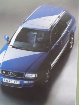 Audi RS2 Avant Prospekt Juli 1994 Deutsch