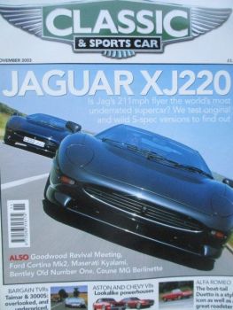 Classic & Sports Car 11/2003