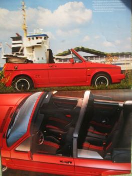 VW Golf I Typ17 Toscana,Acapulco,Classicline,Sportline A3 Format Katalog 1/1993