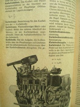 Gerhard Schnitzlein und Rudolf Pertzsch VEB Lexikon Kraftfahrzeugtechnik