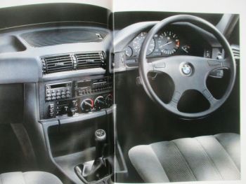 BMW 518i SE 520i 525i +Sport M50 535i SE+Sport 9/1991 Rechtslenker