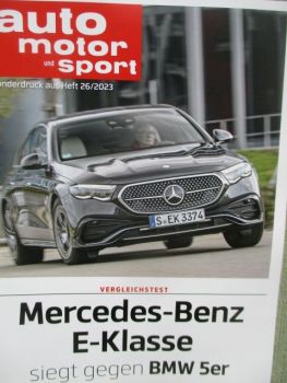 auto motor & sport 26/2023 Mercedes Benz E-Klasse vs. BMW 5er