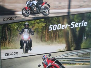 Honda CB500F +CB500X+CBR 500R Katalog Februar 2016