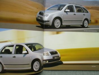 Skoda Fabia (6Y) Prospekt Januar 2004+Preisliste