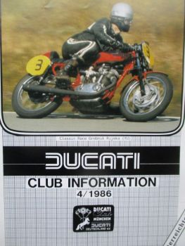 Ducati Club Information 4/1986