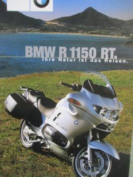 BMW R1150 RT Februar 2001+Preisliste 2002