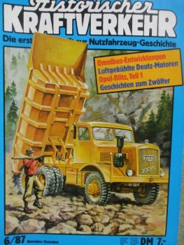 Historischer Kraftverkehr 6/1987