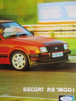 Ford Escort RS 1600i August 1982