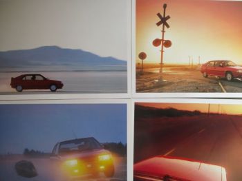 Citroen BX GTi 16V Prospekt Mappe Englisch