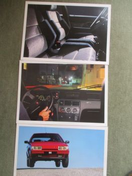 Citroen BX GTi 16V Prospekt Mappe Englisch