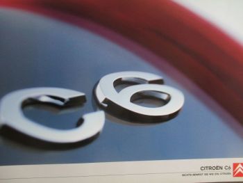 Citroen C6 Dezember 2005 +Preisliste