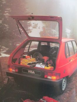 Citroen Visa +Club +Plein Air +GT Katalog März 1984