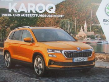 Skoda Karoq Preis- und Ausstattungsübersicht Juni 2022